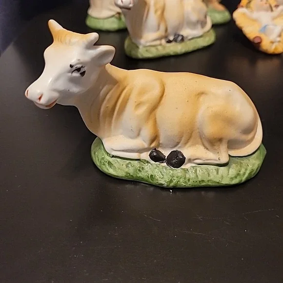 VTG 9pc Porcelain Nativity Figurines‎ Set ~ Classic Living Christmas Collection - Picture 8 of 16